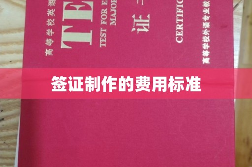 舞钢签证制作的费用标准